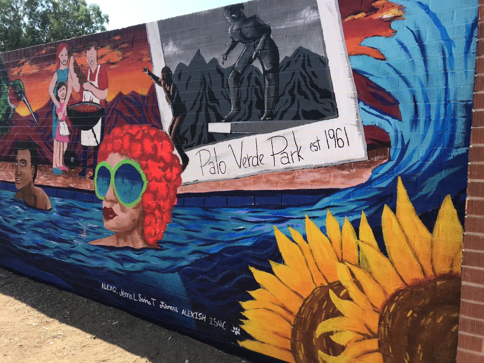 Palo Verde Pool mural
